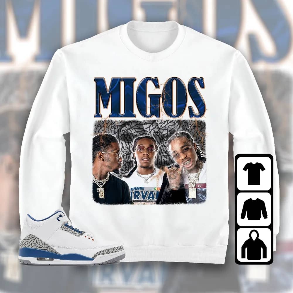 Inktee Store - Jordan 3 Wizards Unisex T-Shirt - Migos - Sneaker Match Tees Image