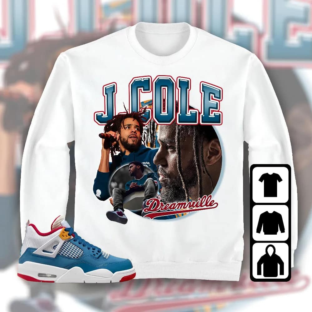 Inktee Store - Jordan 4 Messy Room Unisex T-Shirt - Cole Rapper - Sneaker Match Tees Image