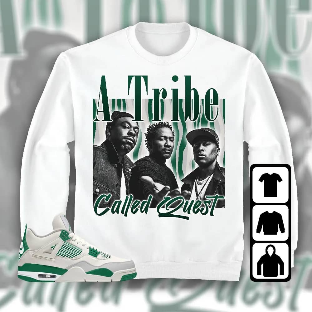 Inktee Store - Jordan 4 Sb Pine Green Unisex T-Shirt - A Tribe - Sneaker Match Tees Image