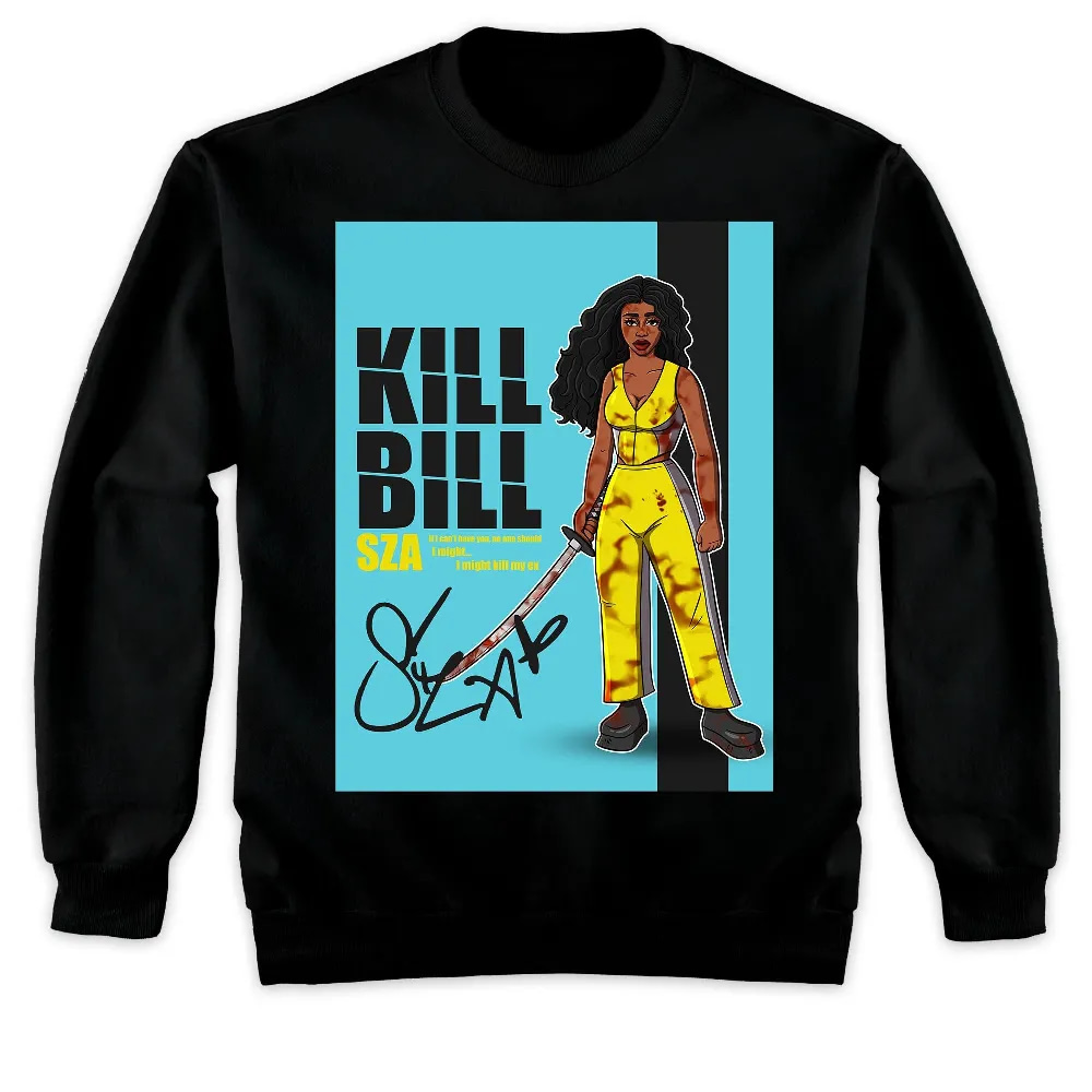 Inktee Store - Jordan 5 Aqua Unisex T-Shirt - Sza Kill Bill - Sneaker Match Tees Image