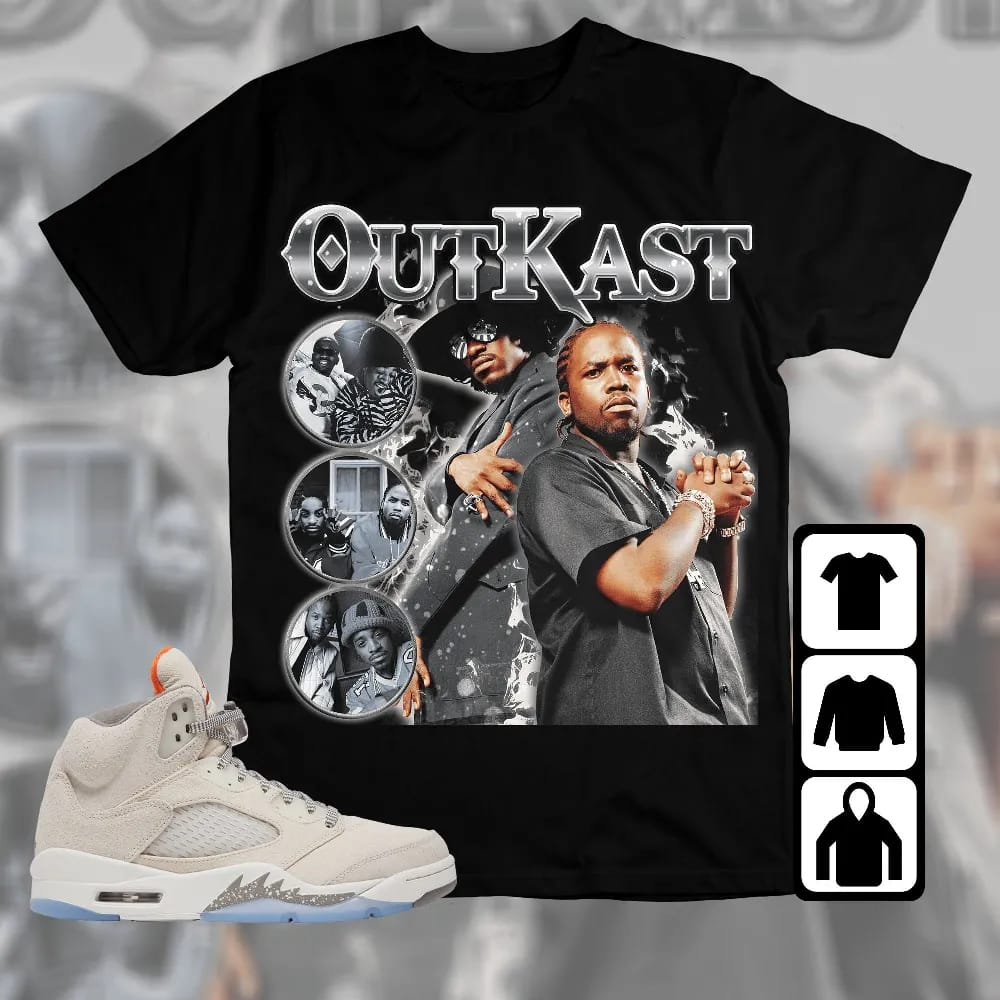 Inktee Store - Jordan 5 Craft Unisex T-Shirt - Outkast - Sneaker Match Tees Image