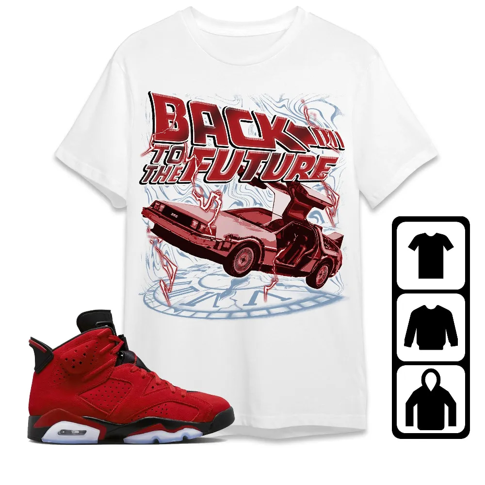 Inktee Store - Jordan 6 Toro Bravo Unisex T-Shirt - Back In Time - Sneaker Match Tees Image