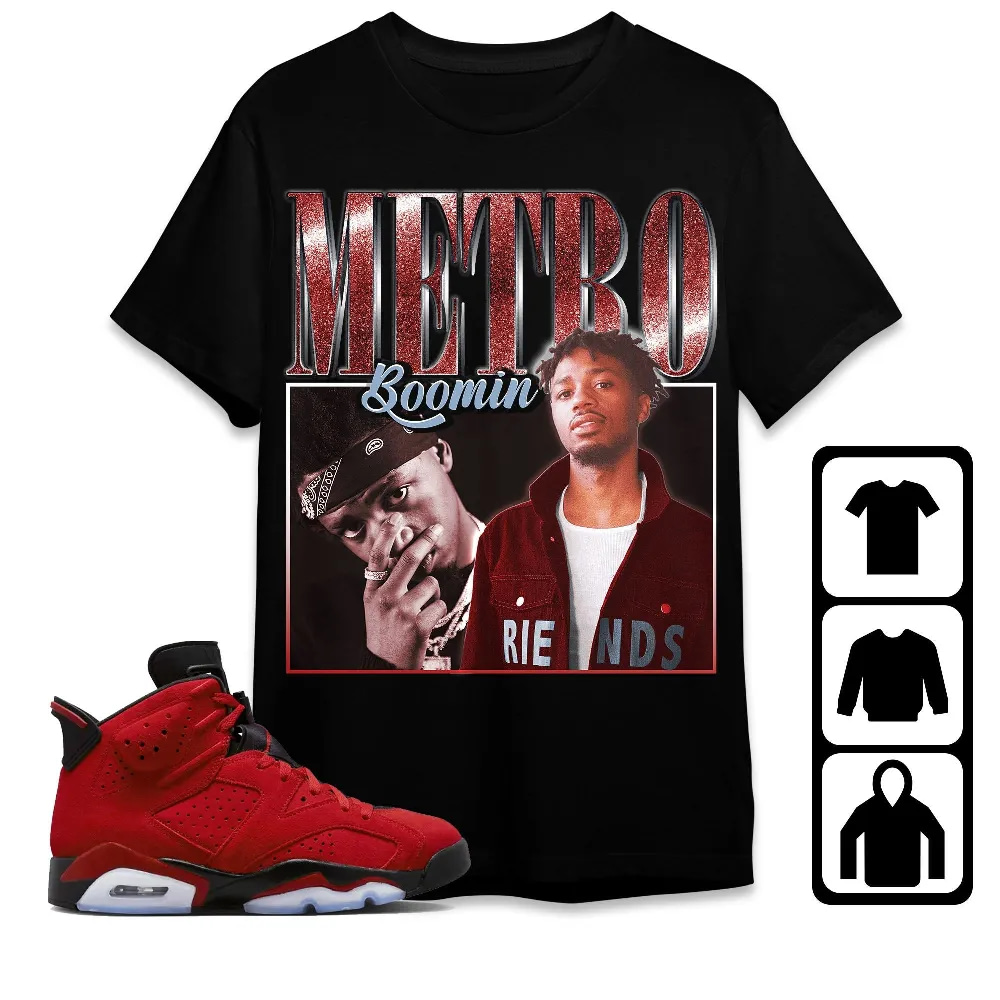 Inktee Store - Jordan 6 Toro Bravo Unisex T-Shirt - Metro Boomin - Sneaker Match Tees Image