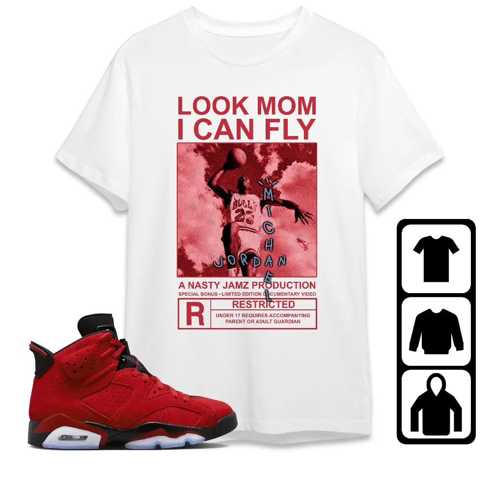 Inktee Store - Jordan 6 Toro Bravo Unisex T-Shirt - Mj Can Fly - Sneaker Match Tees Image