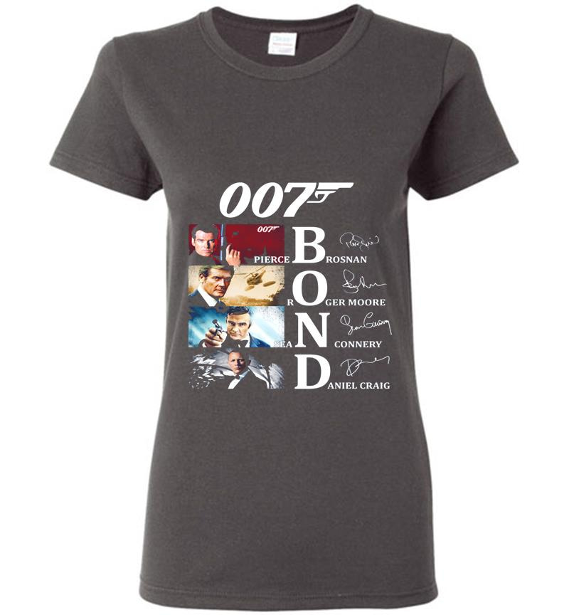 Inktee Store - 007 Bond Evolution Signature Womens T-Shirt Image