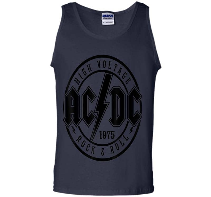 Inktee Store - Acdc Rock Roll Mens Tank Top Image