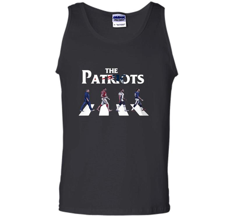 Inktee Store - Abbey Road The Patriots Mens Tank Top Image