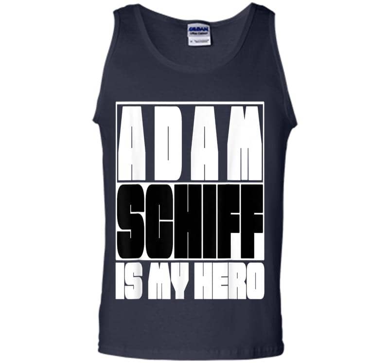 Inktee Store - Adam Schiff Is My Hero Mens Tank Top Image