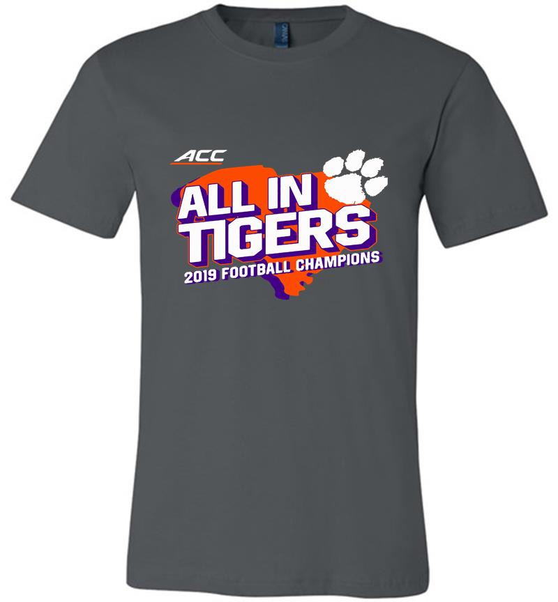All In Tigers 2019 Football Champions Premium T-shirt