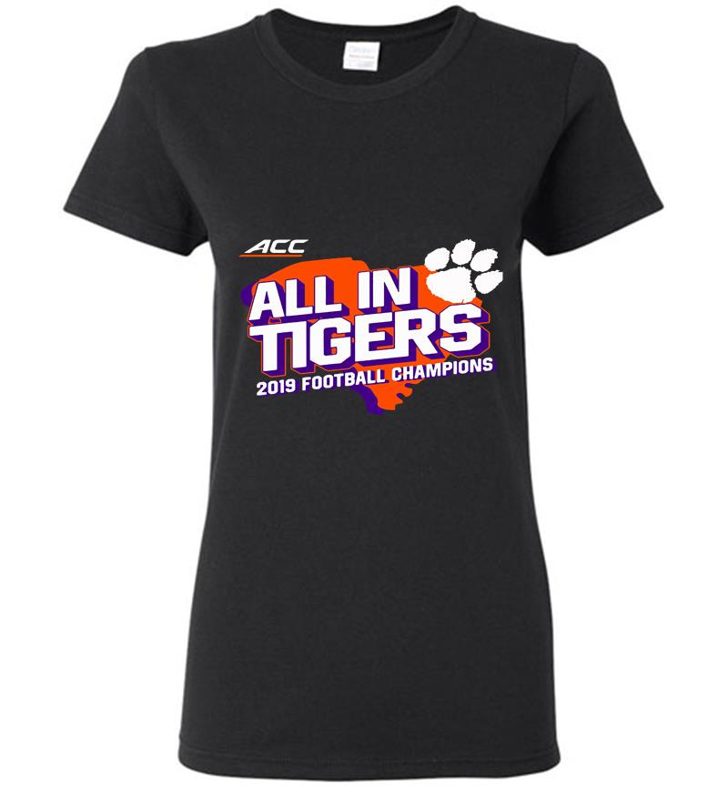 All In Tigers 2019 Football Champions Womens T-Shirt