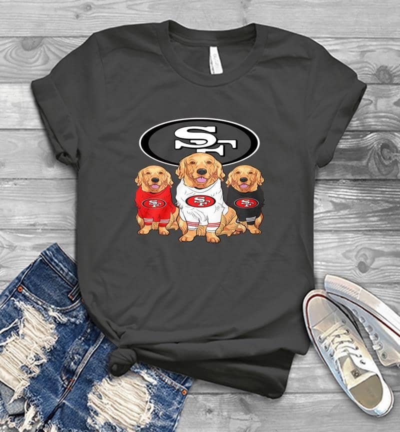 Inktee Store - Basset Dog San Francisco 49Ers Mens T-Shirt Image