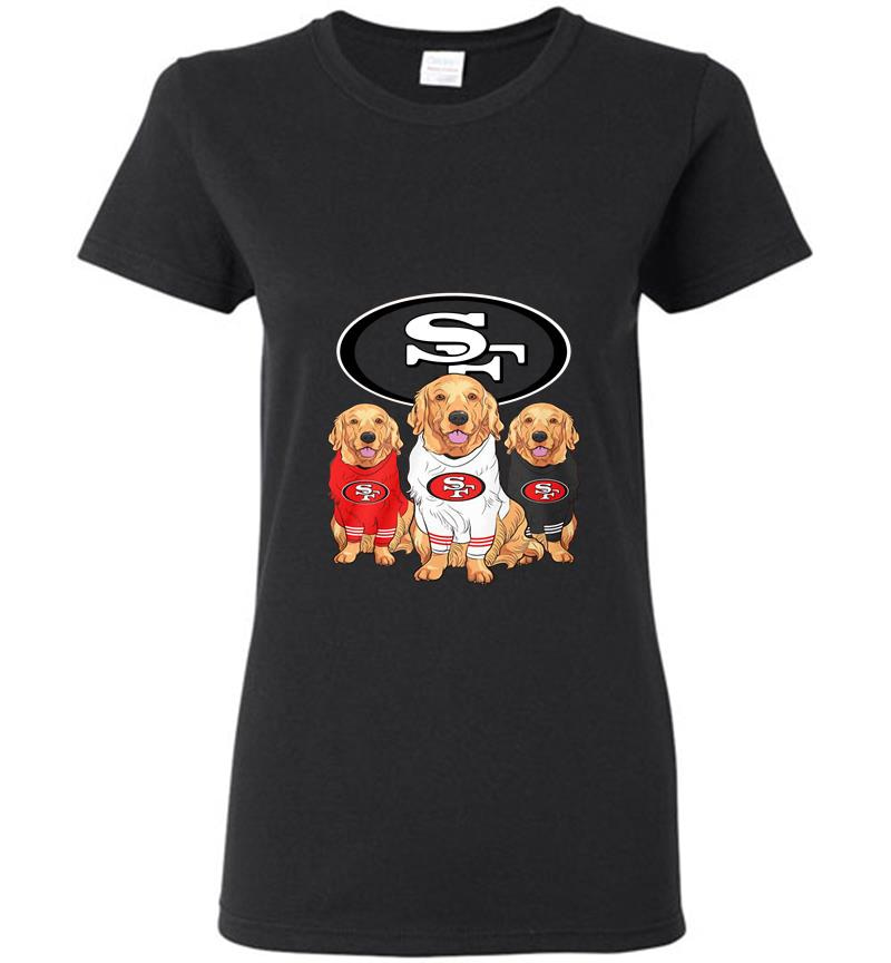 Basset Dog San Francisco 49Ers Womens T-Shirt