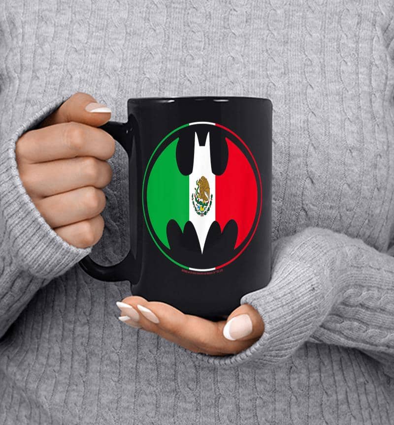 Batman Mexican Flag Shield Mug