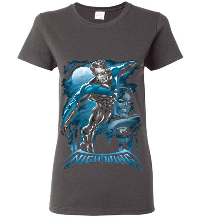 Inktee Store - Batman Nightwing All Grown Up Womens T-Shirt Image