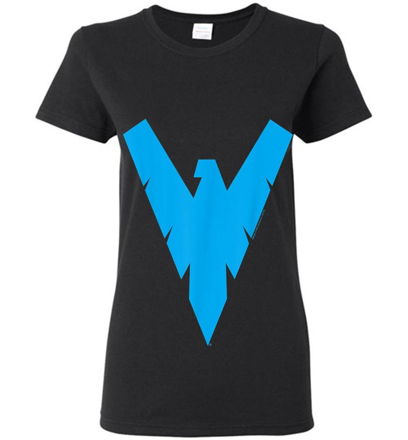 Batman Nightwing Symbol Womens T-Shirt