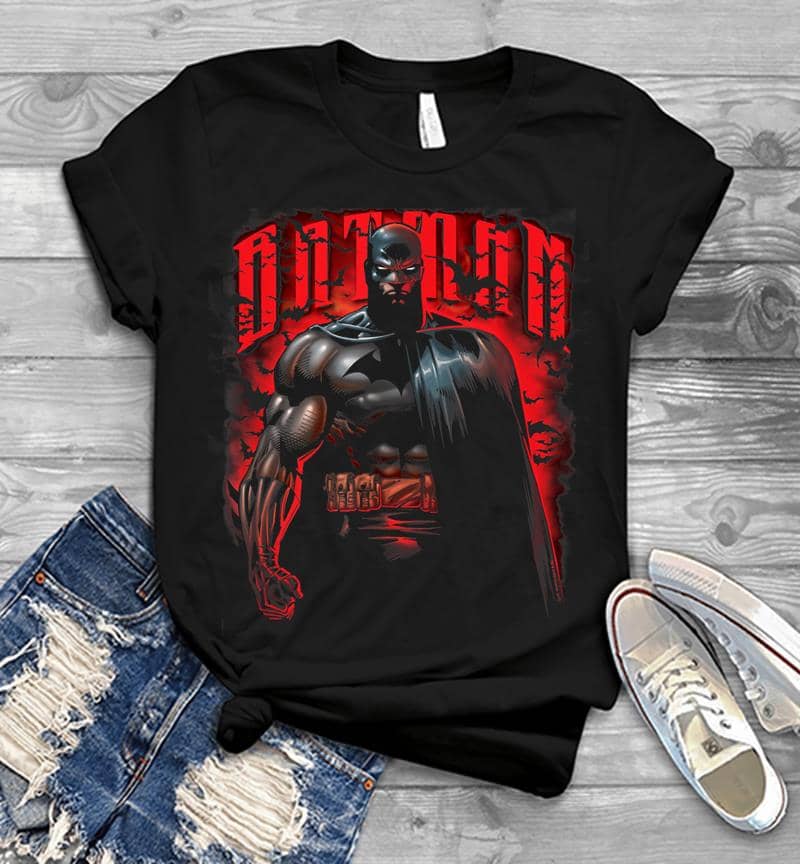 Batman Red Knight Mens T-Shirt