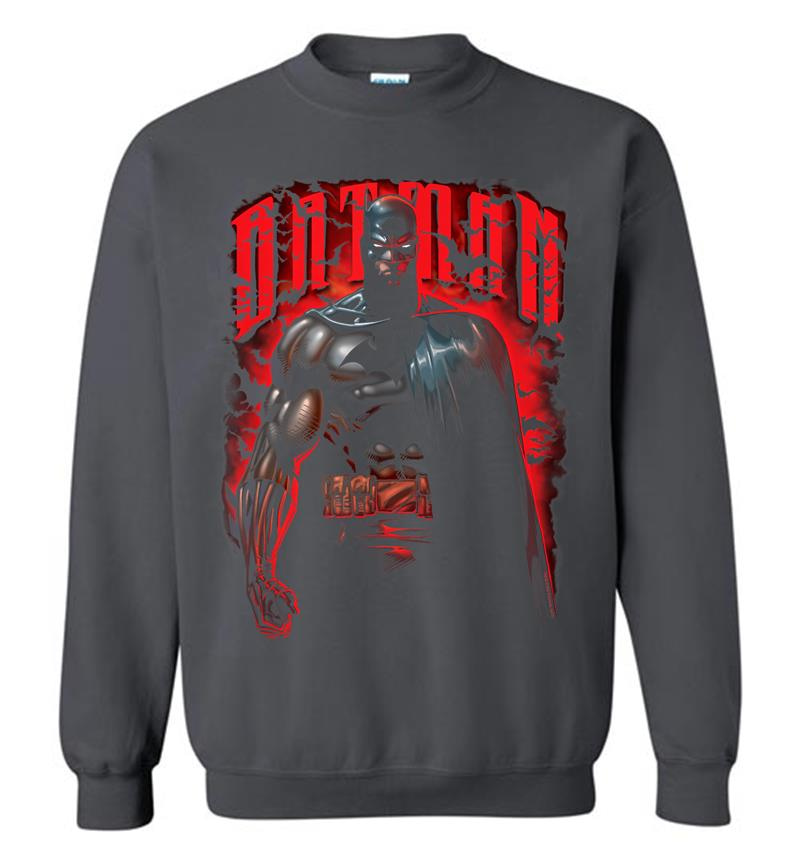 Inktee Store - Batman Red Knight Sweatshirt Image