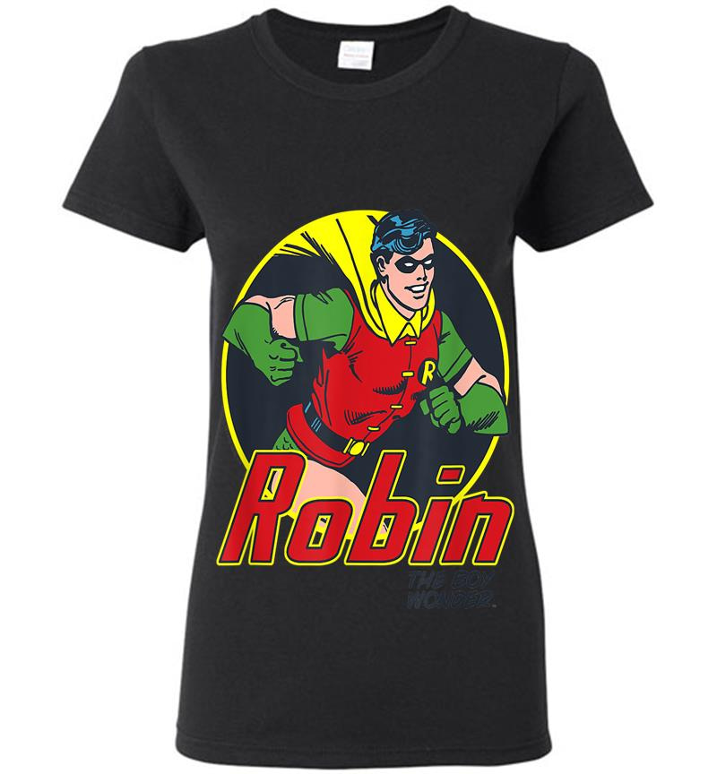 Batman Robin The Boy Wonder Womens T-Shirt