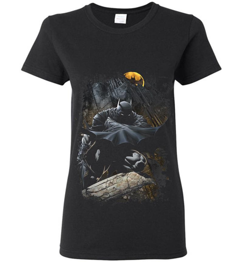 Batman Sweeping Cape Womens T-Shirt