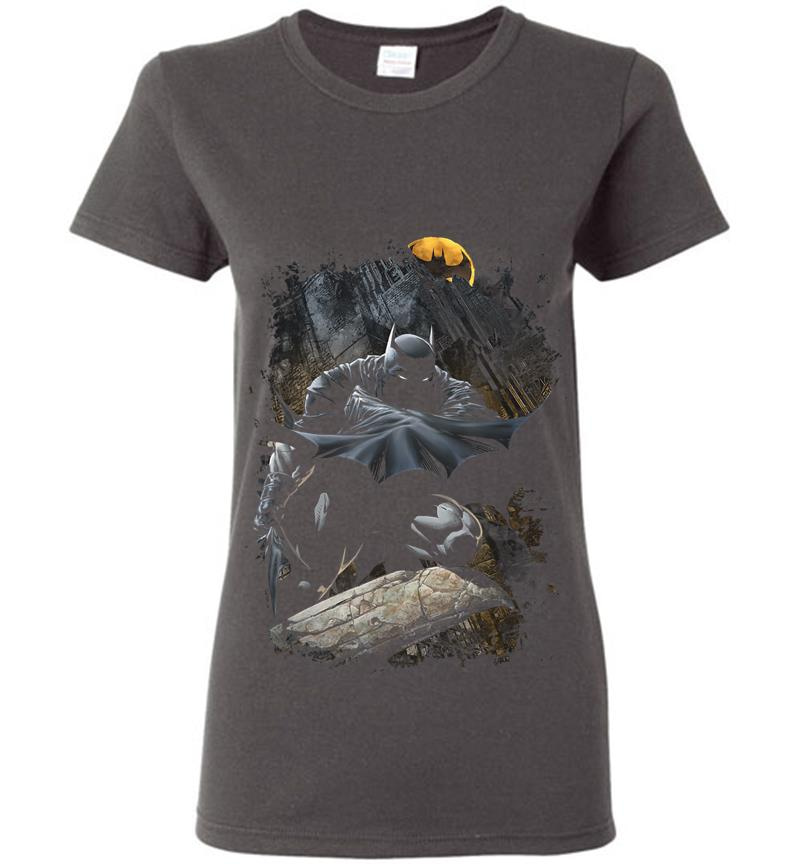 Inktee Store - Batman Sweeping Cape Womens T-Shirt Image