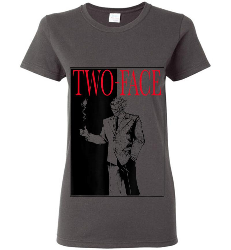 Inktee Store - Batman Two-Face Womens T-Shirt Image