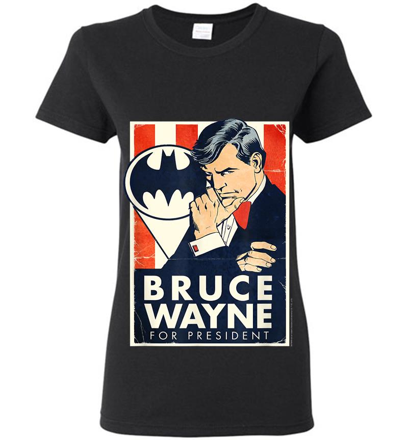 Batman Wayne For President Womens T-Shirt