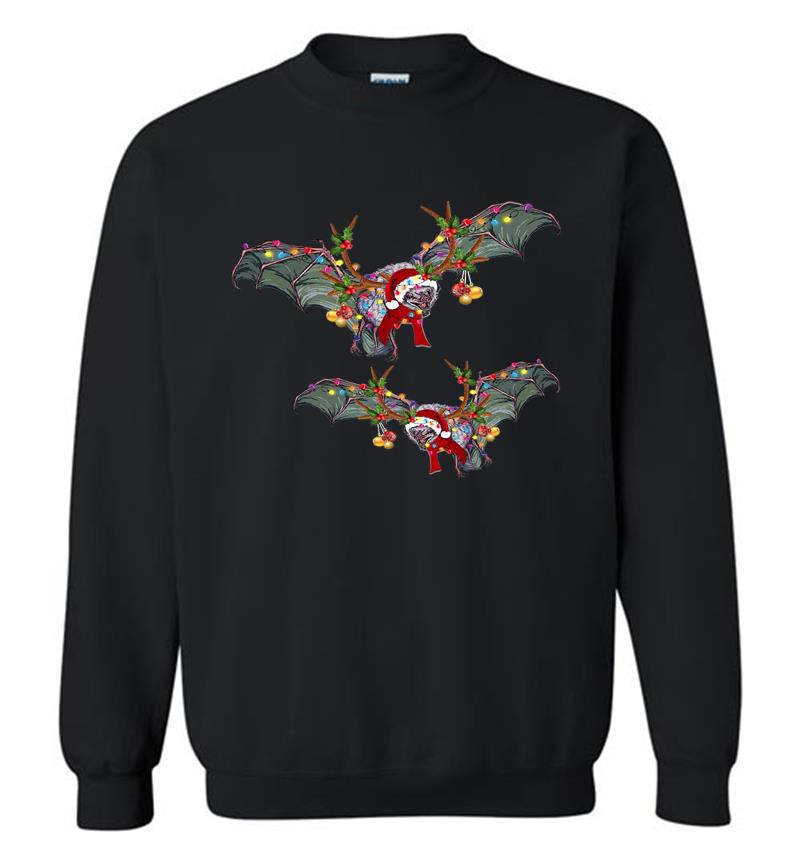 Bats Santa Christmas Sweatshirt