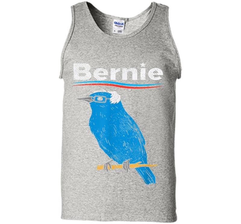Bernie Sanders Blue Bird Glasses Wig 2020 Election President Mens Tank Top