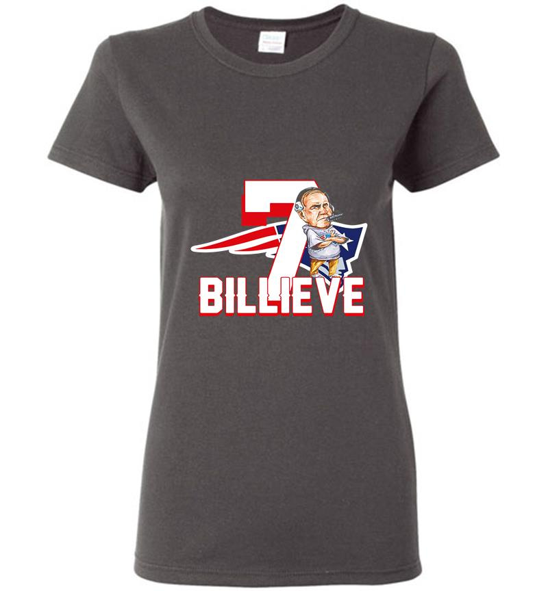Inktee Store - Bill Obrien New England Patriots 7 Billieve Womens T-Shirt Image