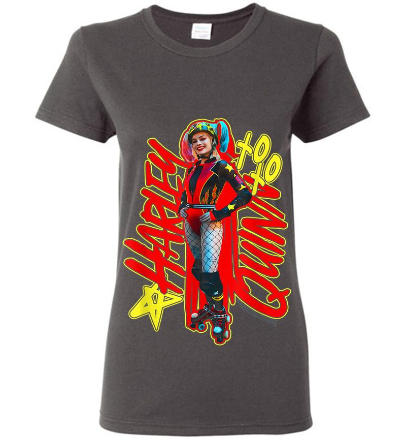 Inktee Store - Birds Of Prey Harley Quinn Harleymania Womens T-Shirt Image