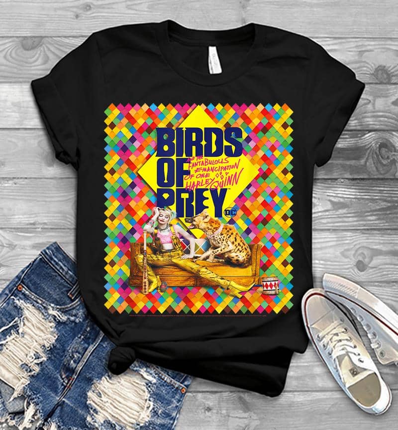 Birds Of Prey Harley Quinn Poster Mens T-Shirt