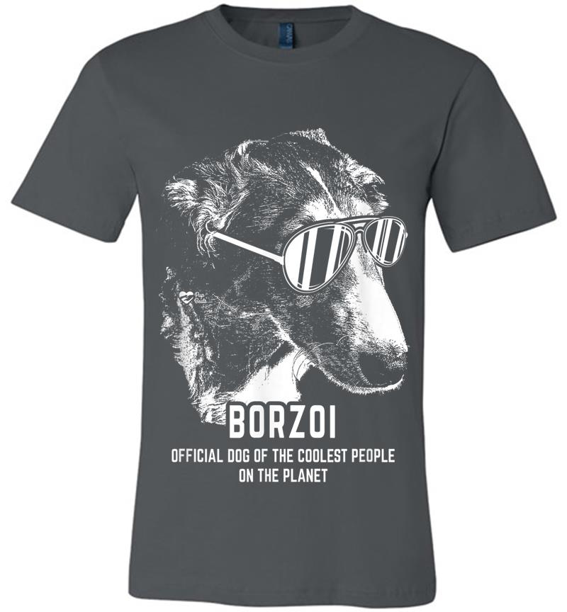 Borzoi Official Dog Of The Coolest Pup Lovers Premium T-Shirt