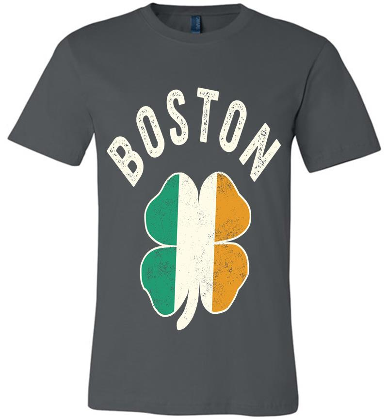 Boston Shamrock - Irish St Patrick'S Day Celtic Premium T-Shirt