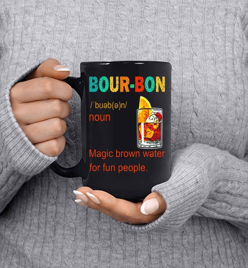 Bour-Bon Magic Brown Water For Fun People Mug