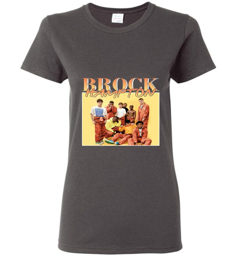 Inktee Store - Brockhampton Band Music Womens T-Shirt Image
