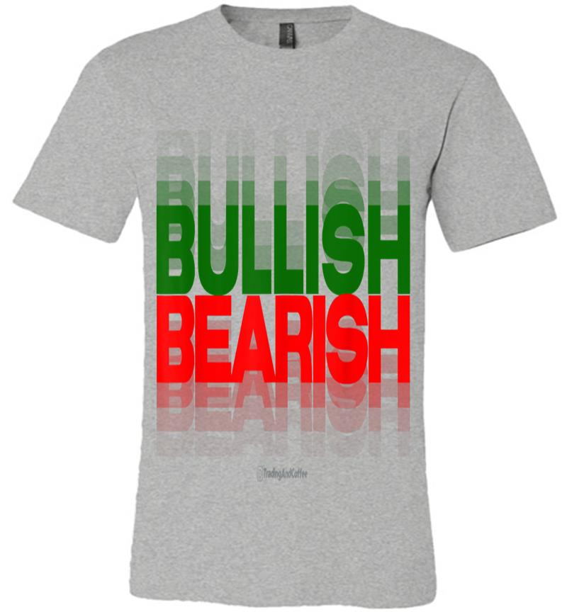 Inktee Store - Bullish And Bearish Premium T-Shirt Image