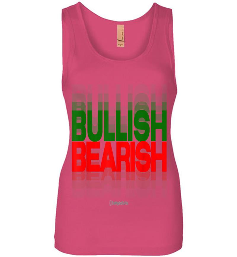 Inktee Store - Bullish And Bearish Womens Jersey Tank Top Image