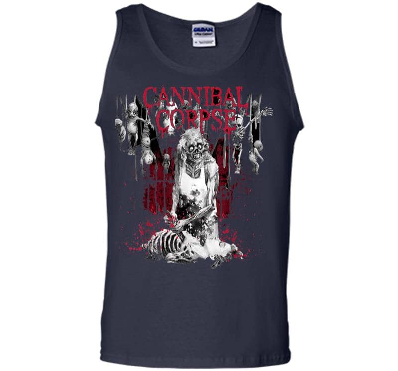 Inktee Store - Cannibal Corpse Butcher Official Merchandise Men Tank Top Image