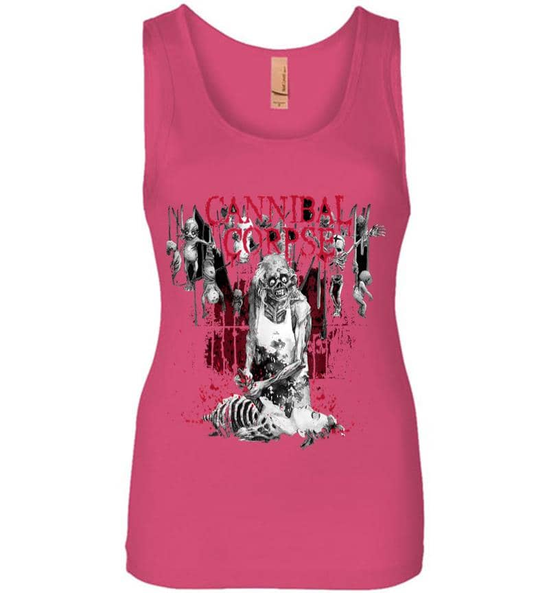 Inktee Store - Cannibal Corpse Butcher Official Merchandise Women Jersey Tank Top Image