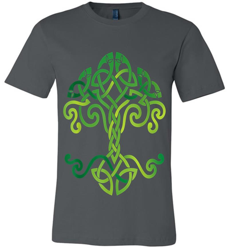 Celtic Knot Tree, St Patrick'S Day, Irish Traditional Symbol Premium T-Shirt