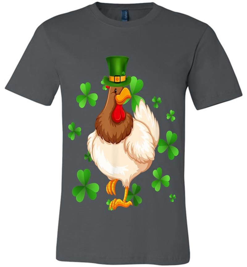 Chicken St Patrick'S Day Irish Chicken Lovers Girls Boy Premium T-Shirt