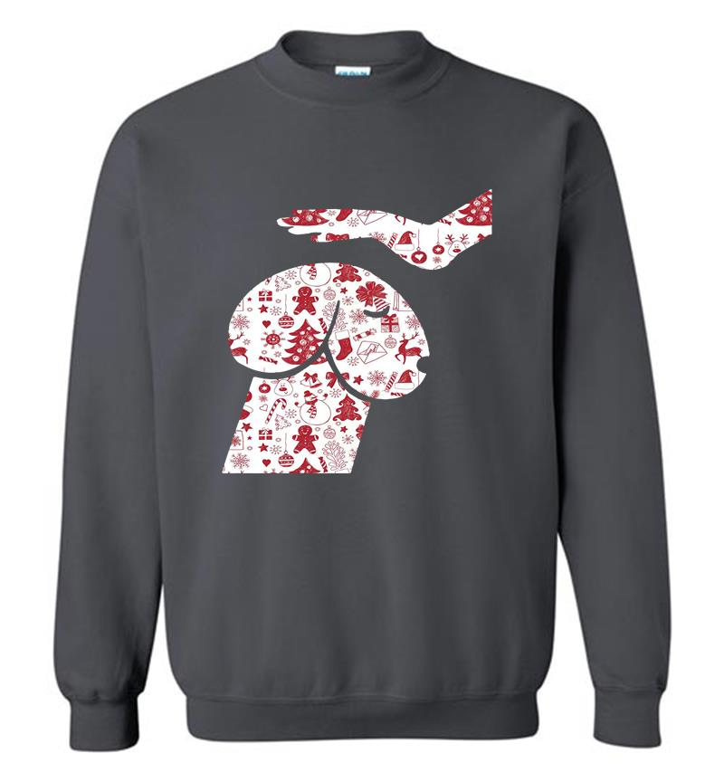 Inktee Store - Christmas Penis Dog Sweatshirt Image