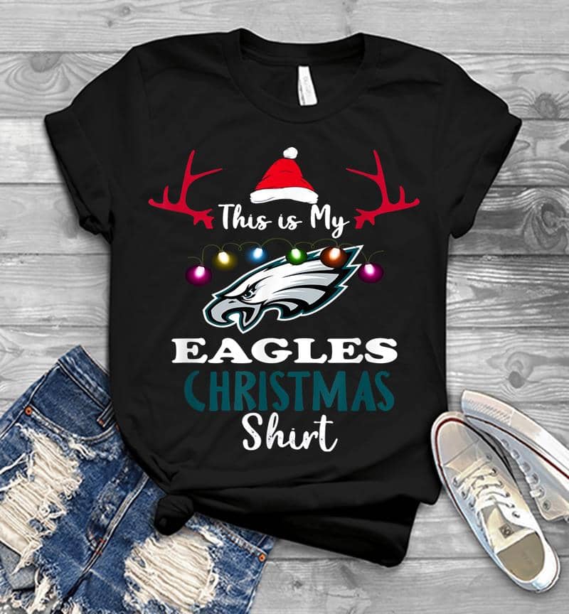 Christmas This Is My Football Philadelphia Eagle Team Mens T-Shirt