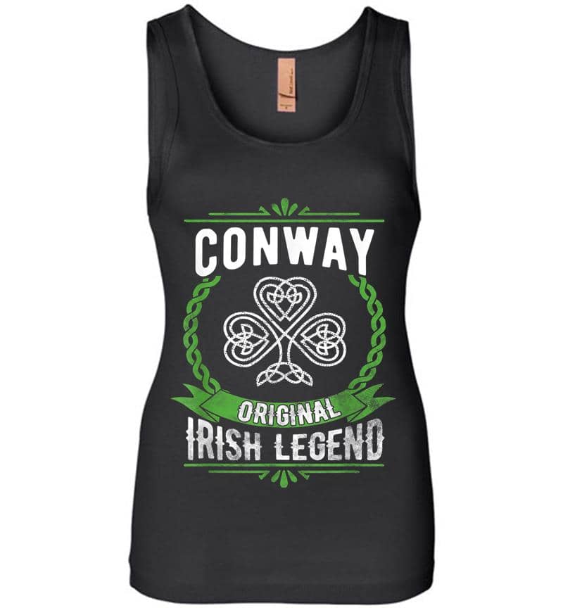 Conway Name Irish Legend St. Patricks Day Womens Jersey Tank Top