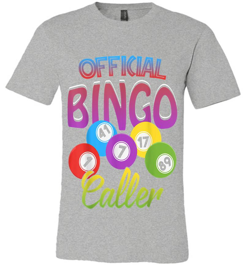 Inktee Store - Cute Official Bingo Caller Bingo Player Premium T-Shirt Image