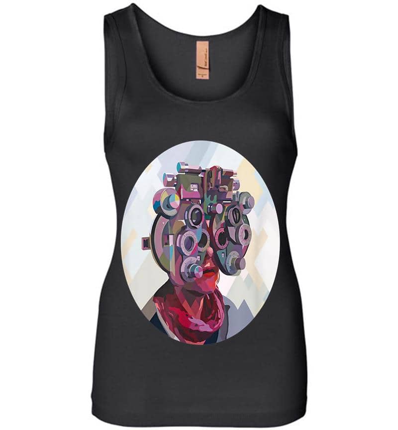 Cyberpunk Augted Reality Womens Jersey Tank Top