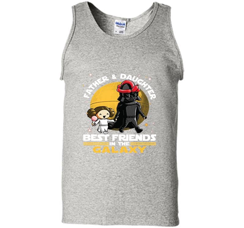 Darth Vader Father And Daughter Leia Organa Best Friends In The Galaxy Mens Tank Top