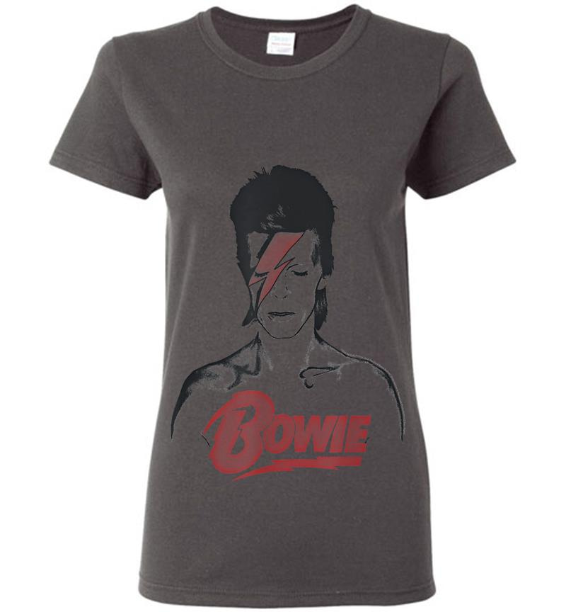 Inktee Store - David Bowie Aladdin Sane Womens T-Shirt Image