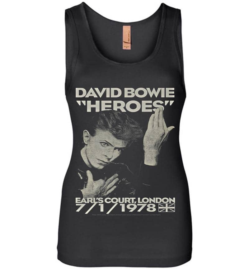 David Bowie Earls Court Womens Jersey Tank Top