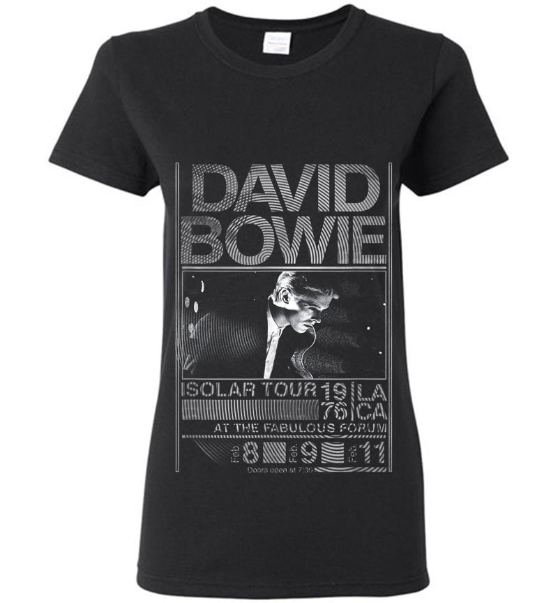 David Bowie Isolar Tour Womens T-Shirt